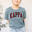 Kappa Kappa Gamma Christmas Plaid Tee Kappa Kappa Gamma Christmas Plaid Tee