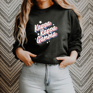 Kappa Kappa Gamma Flashback Crewneck Sweatshirt Kappa Kappa Gamma Flashback Crewneck Sweatshirt