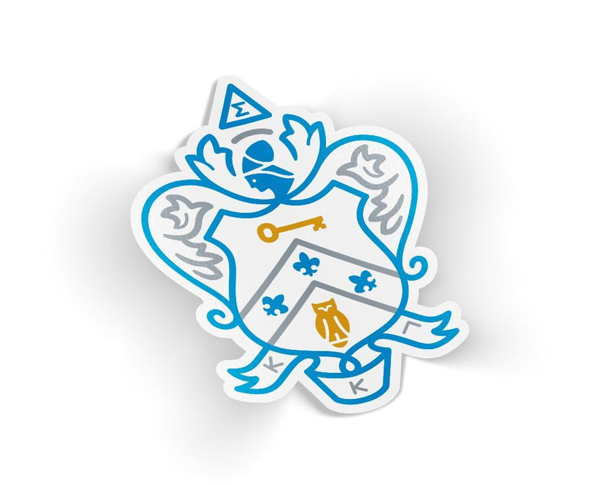 Kappa Kappa Gamma Die Cut Crest Sticker Kappa Kappa Gamma Die Cut Crest Sticker