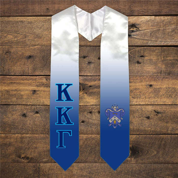 Kappa Kappa Gamma Extra Fancy Simple Greek Graduation Stole W Crest Kappa Kappa Gamma Extra Fancy Simple Greek Graduation Stole W Crest