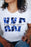 Kappa Kappa Gamma Floral Big Lettered T Shirts Kappa Kappa Gamma Floral Big Lettered T-Shirts