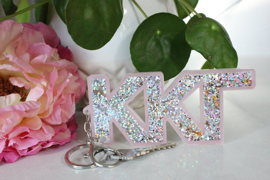 Kappa Kappa Gamma Glitter Keychain Kappa Kappa Gamma Glitter Keychain