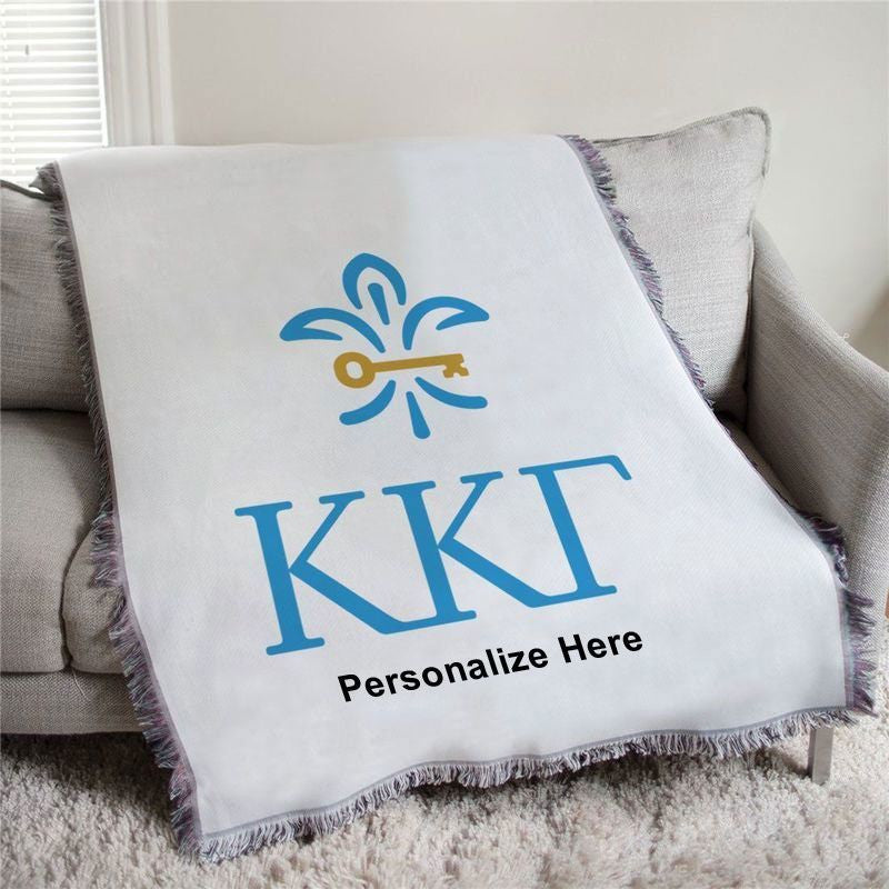 Kappa Kappa Gamma Greek Letter Afghan Blanket Throw Kappa Kappa Gamma Greek Letter Afghan Blanket Throw