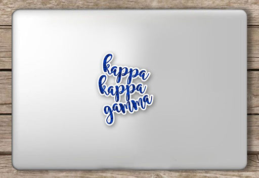 Kappa Kappa Gamma Kappa Kappa Gamma Script Sticker