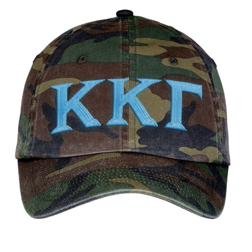 Kappa Kappa Gamma Lettered Camouflage Hat Kappa Kappa Gamma Lettered Camouflage Hat
