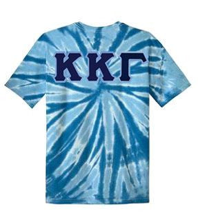 Kappa Kappa Gamma DISCOUNT-Kappa Kappa Gamma Lettered Tie-Dye t-shirts