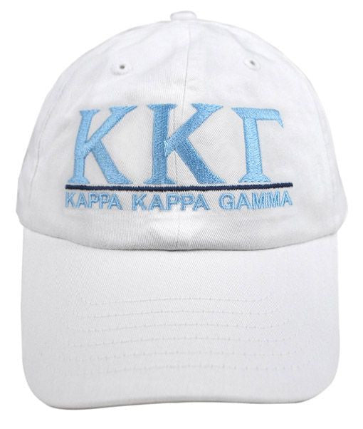 Kappa Kappa Gamma World Famous Line Hat Kappa Kappa Gamma World Famous Line Hat