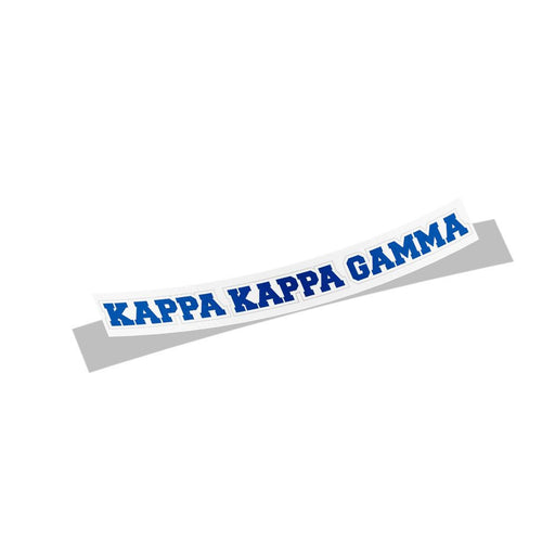 Kappa Kappa Gamma Kappa Kappa Gamma Long Window Sticker