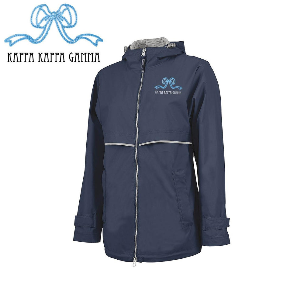 Kappa Kappa Gamma New Englander Bows Rain Jacket Kappa Kappa Gamma New Englander Bows Rain Jacket