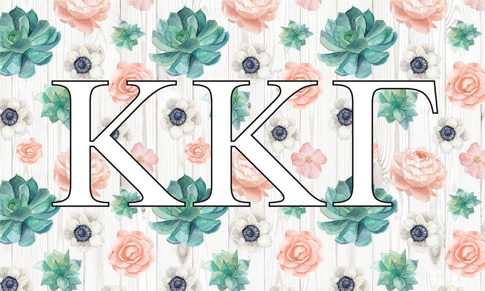 Kappa Kappa Gamma New Succulent Flag Kappa Kappa Gamma New Succulent Flag