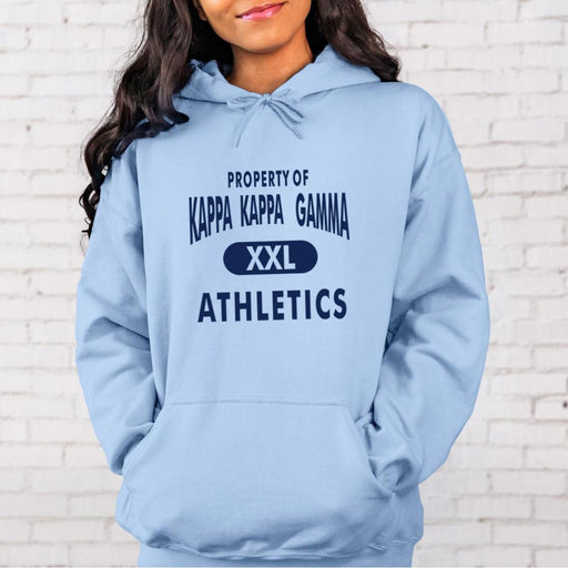 Kappa Kappa Gamma Kappa Kappa Gamma Property Of Athletics Hooded Sweatshirts