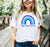 Printify Kappa Kappa Gamma Rainbow Tees Kappa Kappa Gamma Rainbow Tees