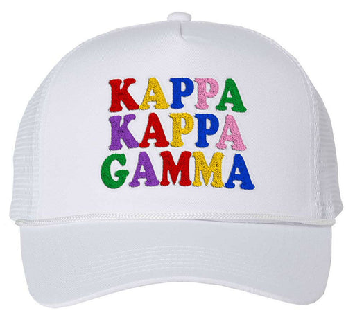 Kappa Kappa Gamma Kappa Kappa Gamma Rainbow Trucker Hat