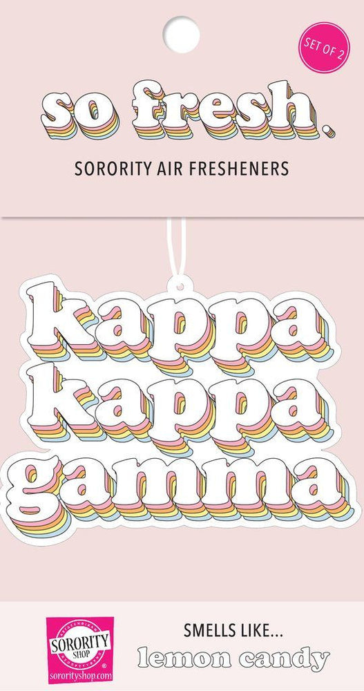 Kappa Kappa Gamma Retro Air Freshener (2 Pack) Kappa Kappa Gamma Retro Air Freshener (2 pack)