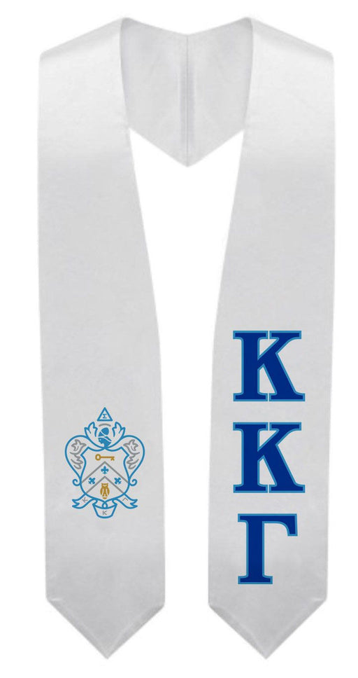 Kappa Kappa Gamma Kappa Kappa Gamma Super Crest - Shield Graduation Stole