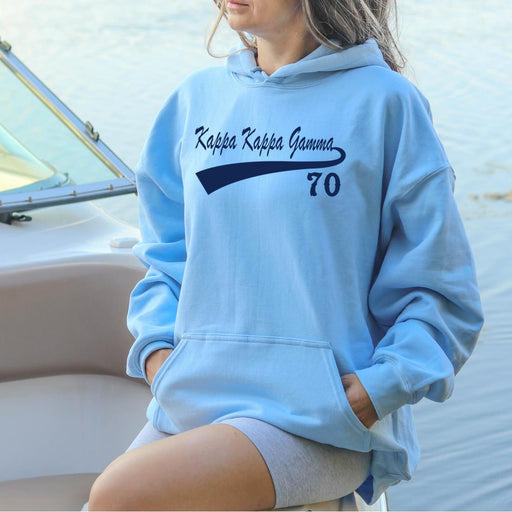 Kappa Kappa Gamma Kappa Kappa Gamma Tail Hooded Sweatshirts