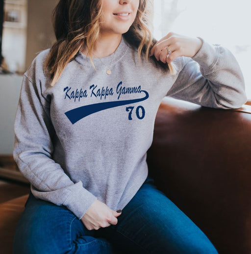 Kappa Kappa Gamma Kappa Kappa Gamma Tail Crewneck