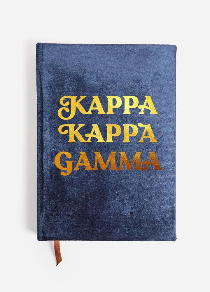 Kappa Kappa Gamma Velvet Notebook Kappa Kappa Gamma Velvet Notebook