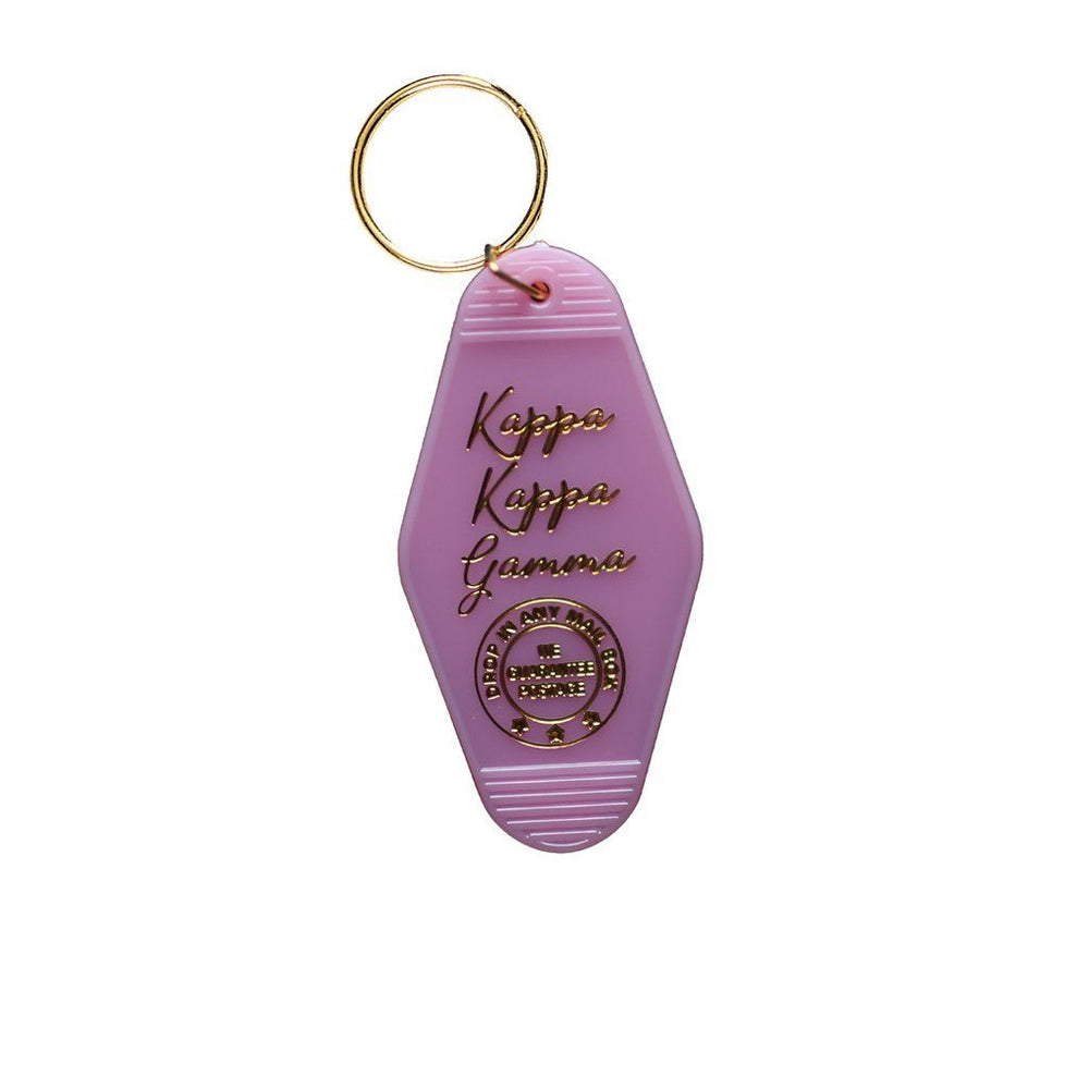 Kappa Kappa Gamma Vintage Motel Keychain Kappa Kappa Gamma Vintage Motel Keychain