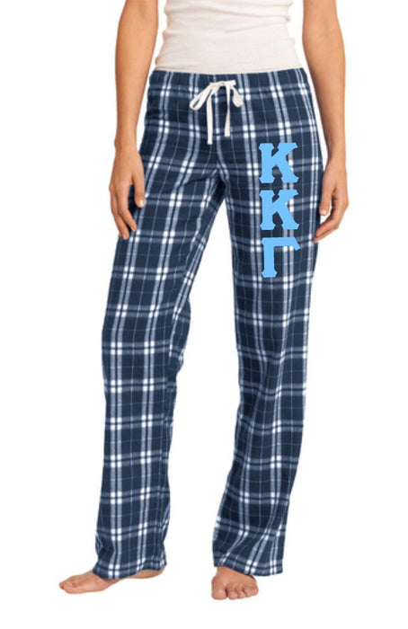 Kappa Kappa Gamma Women's Flannel Plaid Pant Pj's Kappa Kappa Gamma Women's Flannel Plaid Pant - PJ's
