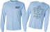 Greekgear Kappa Kappa Gamma World Famous Crest Long Sleeve T Shirt Kappa Kappa Gamma World Famous Crest Long Sleeve T-Shirt