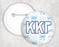 Kappa Kappa Gamma Multi Bows Pin Buttons Kappa Kappa Gamma Multi Bows Pin Buttons