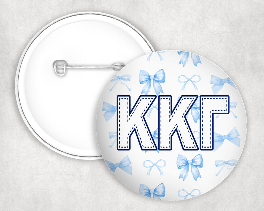 Kappa Kappa Gamma Multi Bows Pin Buttons Kappa Kappa Gamma Multi Bows Pin Buttons