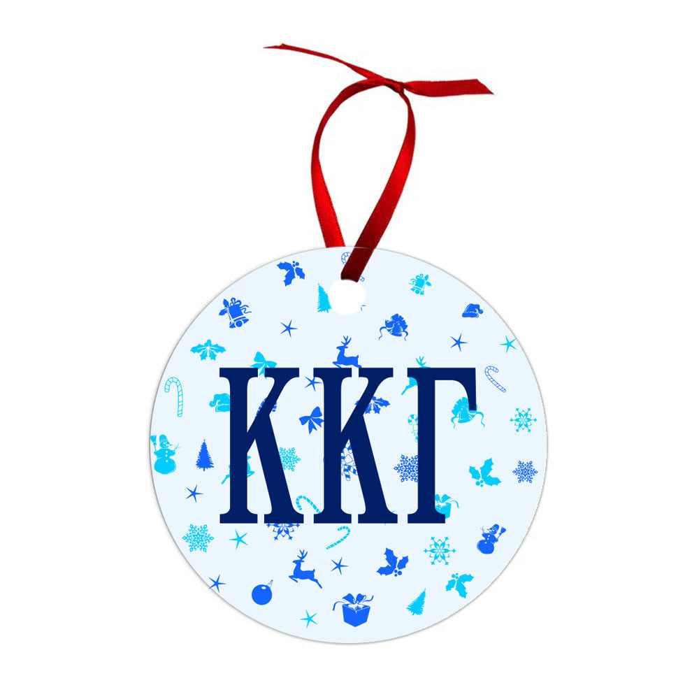Kappa Kappa Gamma Holiday Cheer Christmas Ornaments Kappa Kappa Gamma Holiday Cheer Christmas Ornaments