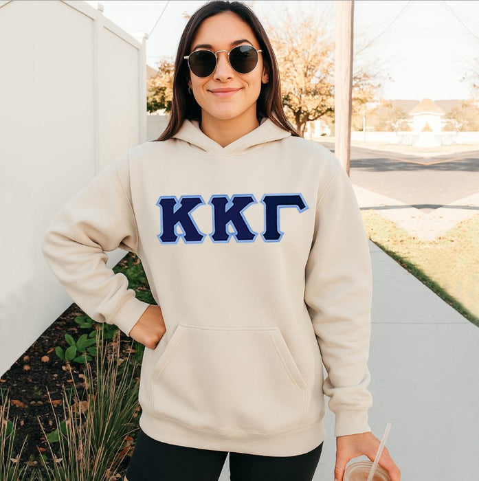 Kappa Kappa Gamma 2 Day Ship Twill Hooded Sweatshirt Kappa Kappa Gamma - 2 Day Ship Twill Hooded Sweatshirt