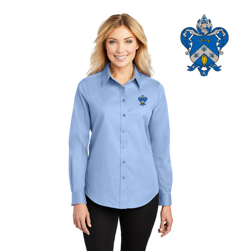 Kappa Kappa Gamma DISCOUNT-Kappa Kappa Gamma Long Sleeve Oxford