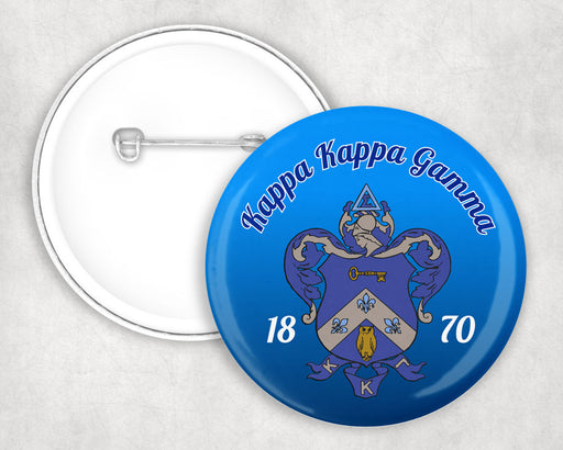 Kappa Kappa Gamma Kappa Kappa Gamma Classic Crest Pin Buttons