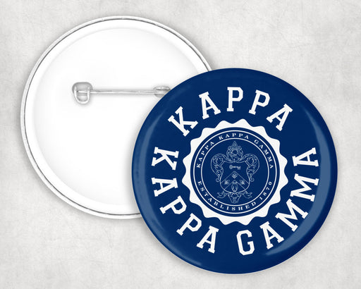 Kappa Kappa Gamma Kappa Kappa Gamma Seal Crest Pin Buttons