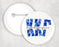 Kappa Kappa Gamma Big Floral Pin Buttons Kappa Kappa Gamma Big Floral Pin Buttons