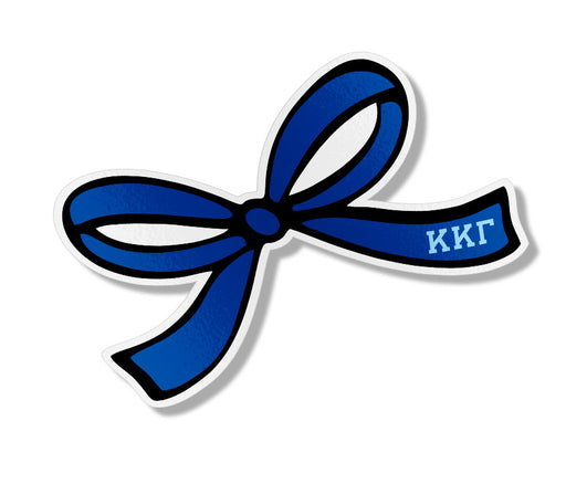 Kappa Kappa Gamma Kappa Kappa Gamma Pretty Bow Decal