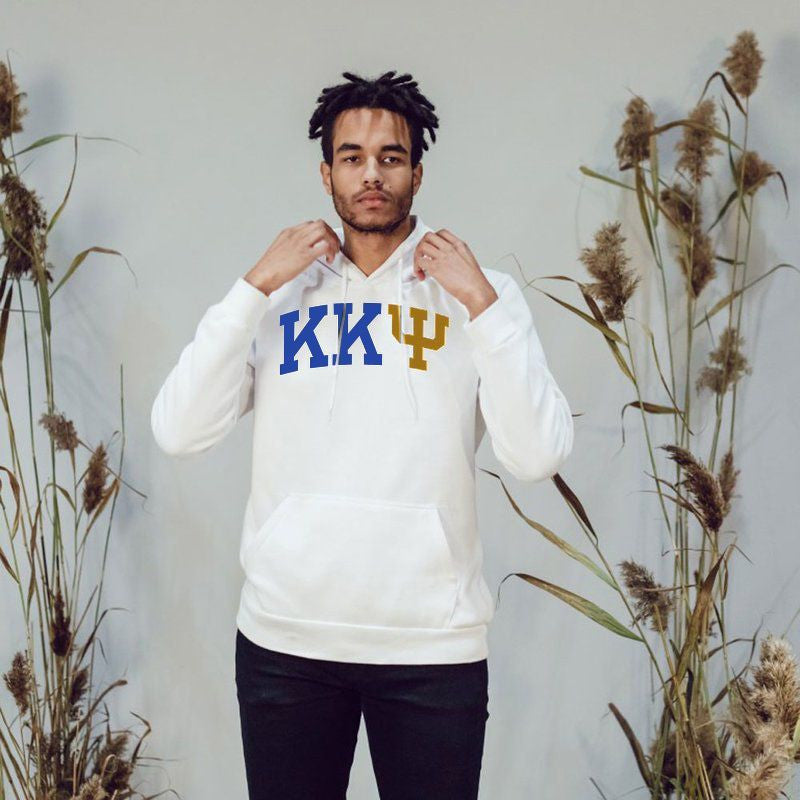 Kappa Kappa Psi Arched Greek Letter Hooded Sweatshirt Kappa Kappa Psi Arched Greek Letter Hooded Sweatshirt