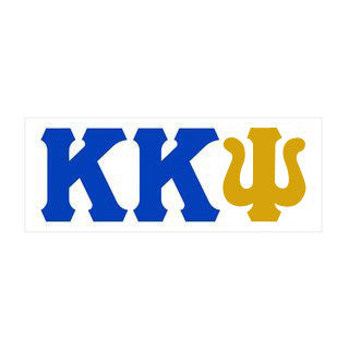 Kappa Kappa Psi Big Greek Letter Window Sticker Decal