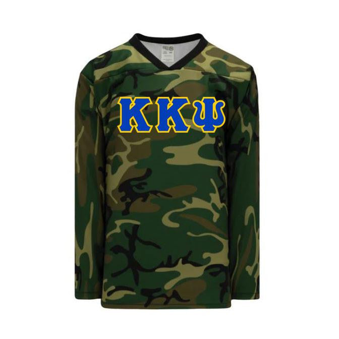 Kappa Kappa Psi Camouflage Lettered Hockey Jersey Kappa Kappa Psi Camouflage Lettered Hockey Jersey