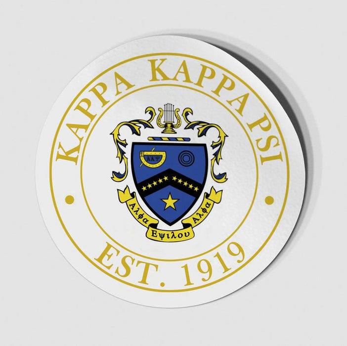 Kappa Kappa Psi Circle Crest Shield Decal Kappa Kappa Psi Circle Crest - Shield Decal