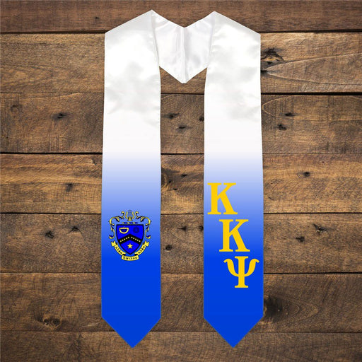 Kappa Kappa Psi Extra Fancy Diagonal Greek Graduation Stole W Crest
