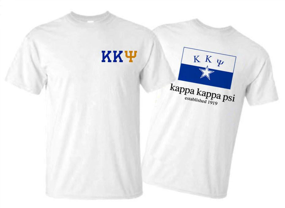 Greekgear Kappa Kappa Psi Flag T Shirts Kappa Kappa Psi Flag T-shirts