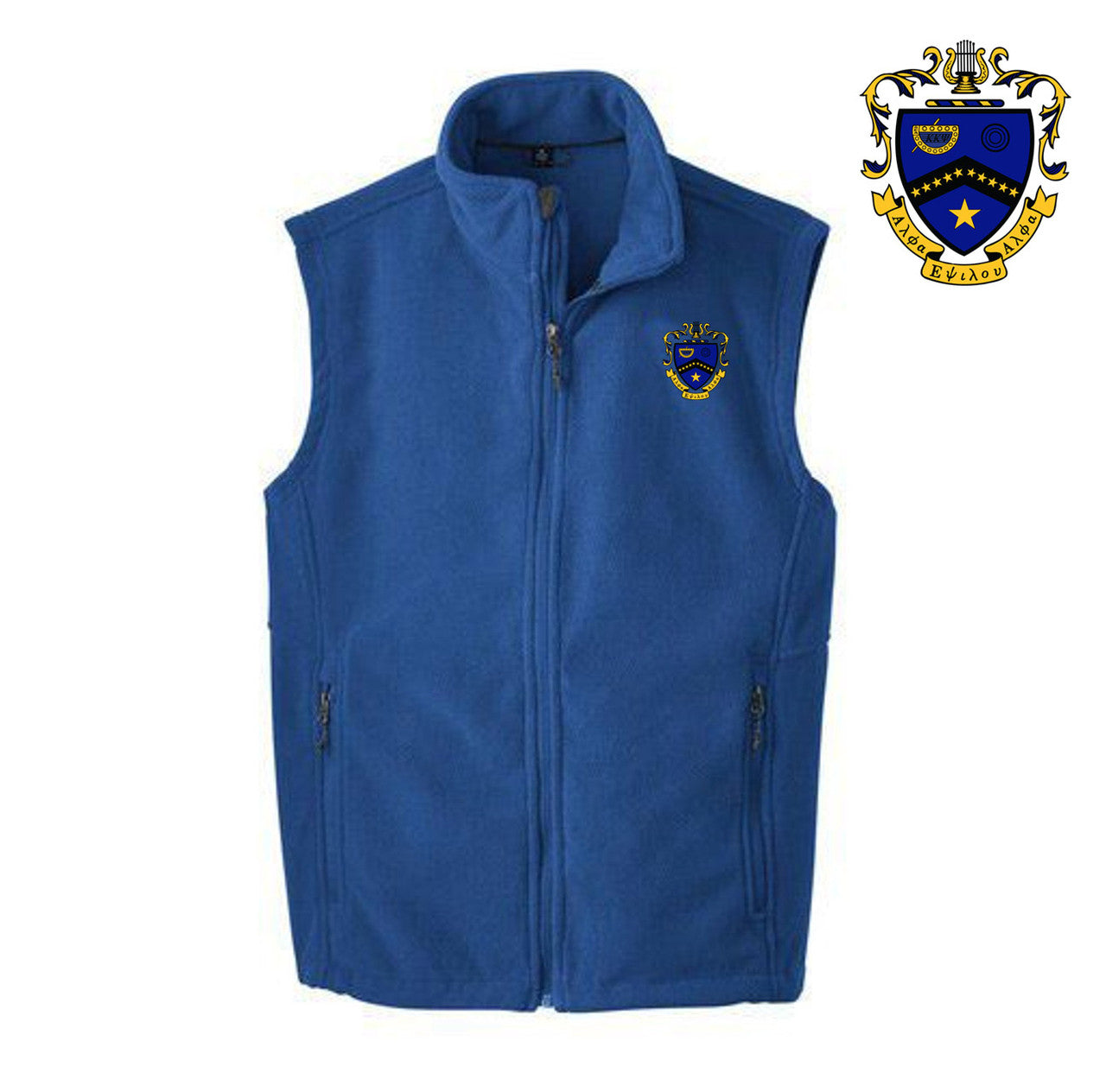 Kappa Kappa Psi Fleece Crest Shield Vest Kappa Kappa Psi Fleece Crest - Shield Vest