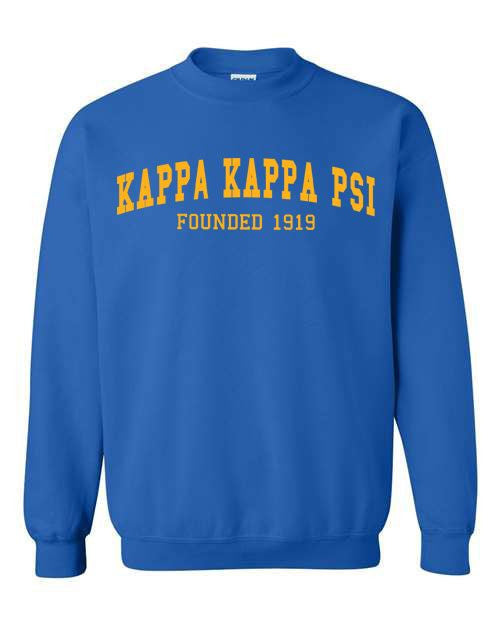 Kappa Kappa Psi Fraternity Founders Crew Sweatshirt Kappa Kappa Psi Fraternity Founders Crew Sweatshirt