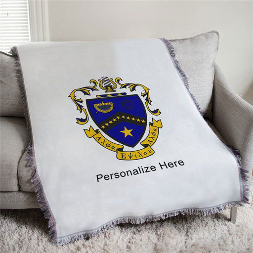 Kappa Kappa Psi Full Color Crest Afghan Blanket Throw
