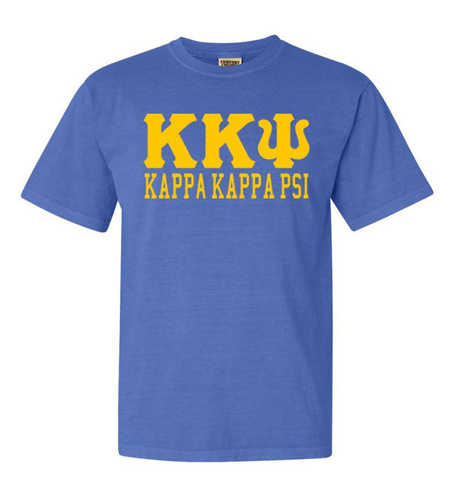 Kappa Kappa Psi Greek Custom Comfort Colors Heavyweight T Shirt Kappa Kappa Psi Greek Custom Comfort Colors Heavyweight T-Shirt