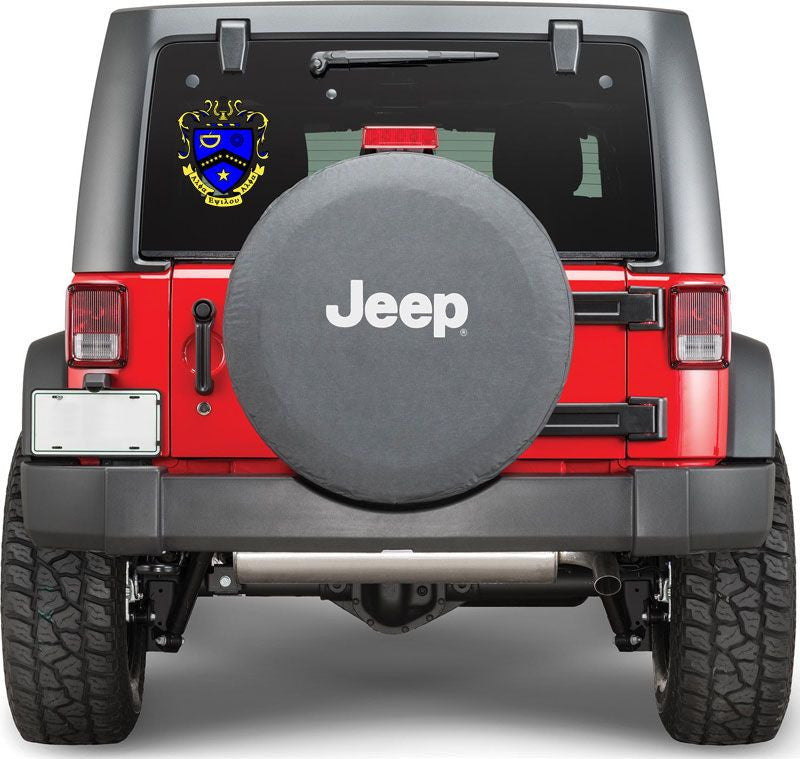 Kappa Kappa Psi Large Greek Color Crest Shield Decal Up To 12" Tall Kappa Kappa Psi Large Greek Color Crest - Shield Decal - 12 Inches Tall