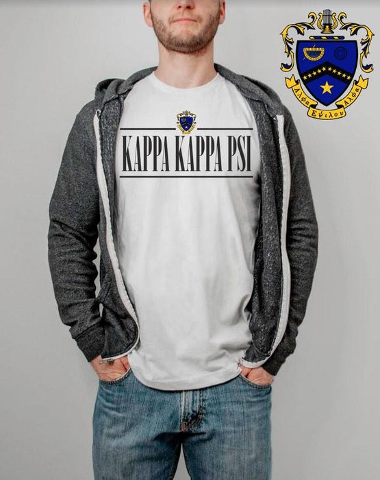 Printify Kappa Kappa Psi Line Crest T Shirt Kappa Kappa Psi Line Crest T-shirt