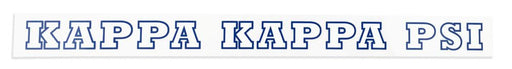 Kappa Kappa Psi Long Window Decals Stickers