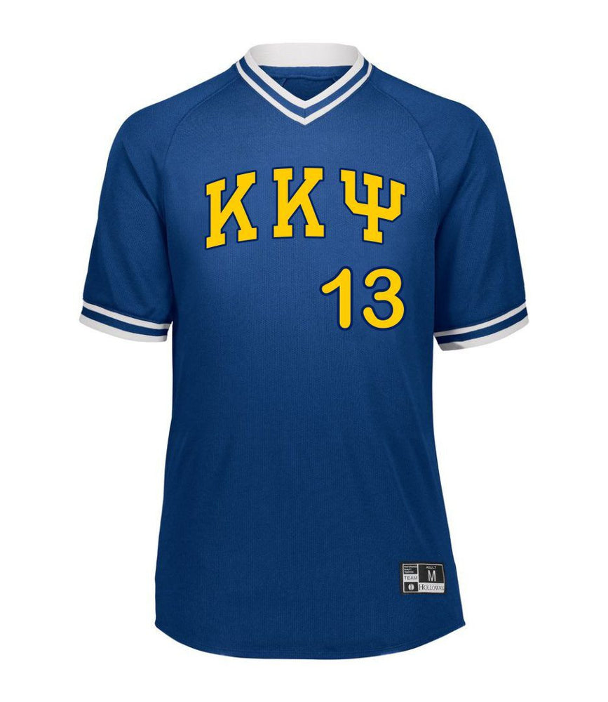 Kappa Kappa Psi Retro V Neck Baseball Jersey Kappa Kappa Psi Retro V-Neck Baseball Jersey