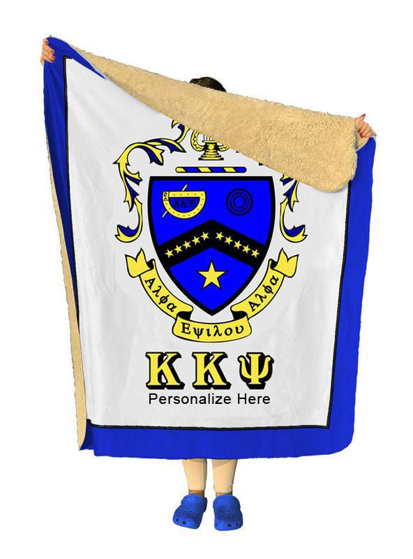 Kappa Kappa Psi Sherpa Lap Blanket Kappa Kappa Psi Sherpa Lap Blanket