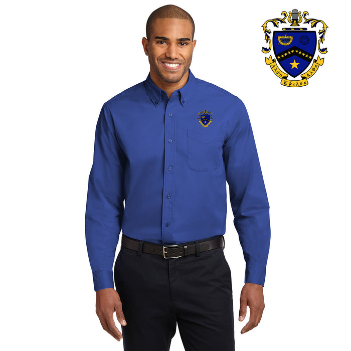 Discount Kappa Kappa Psi Long Sleeve Oxford DISCOUNT-Kappa Kappa Psi Long Sleeve Oxford